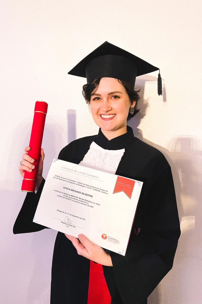 Leticia Silvestre: da excelência acadêmica na Católica SC a uma carreira internacional no Design